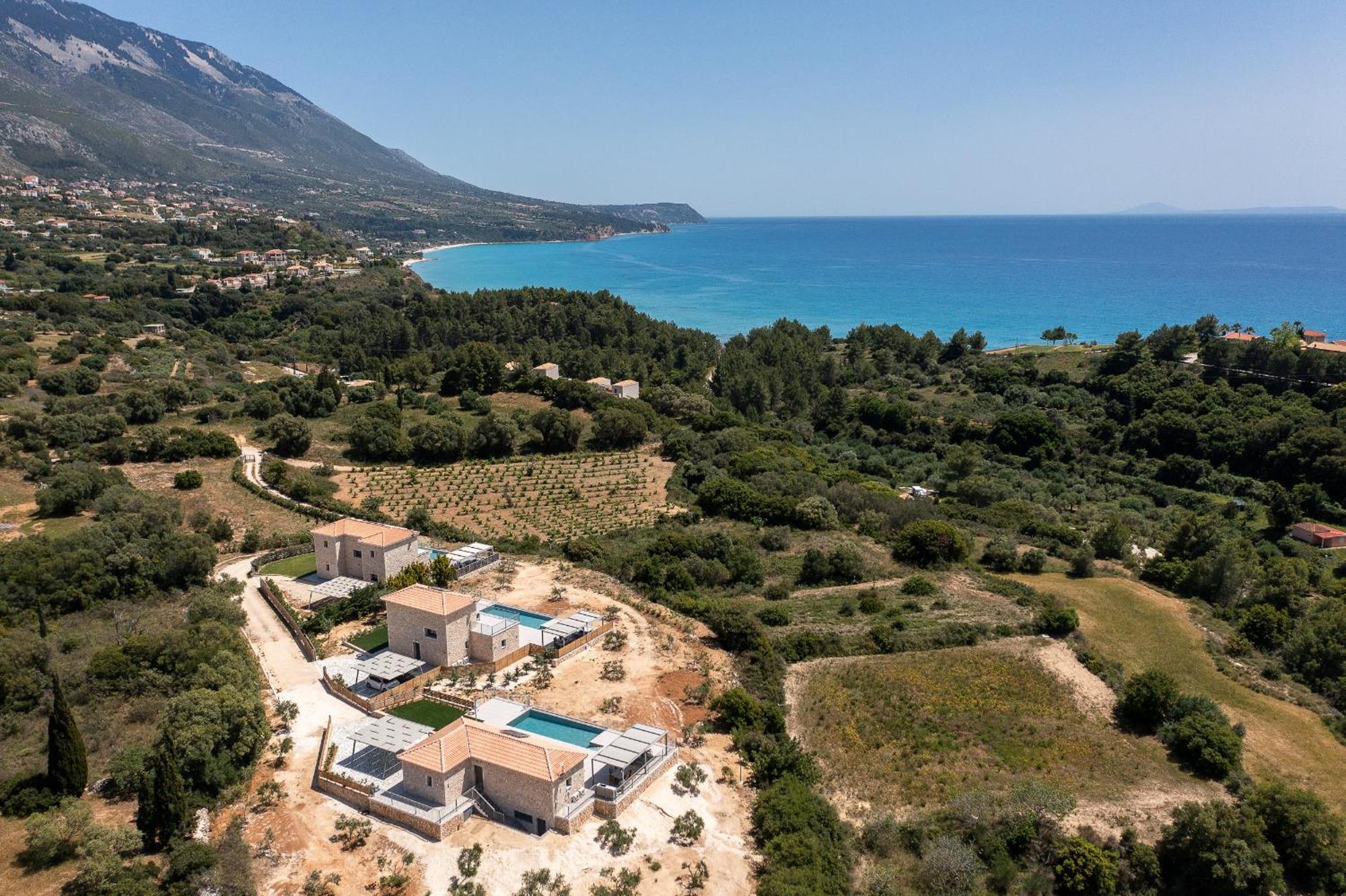 Kefalonia Stone Villas - Villa Petros Kefalonica 트라페자키 외부 사진