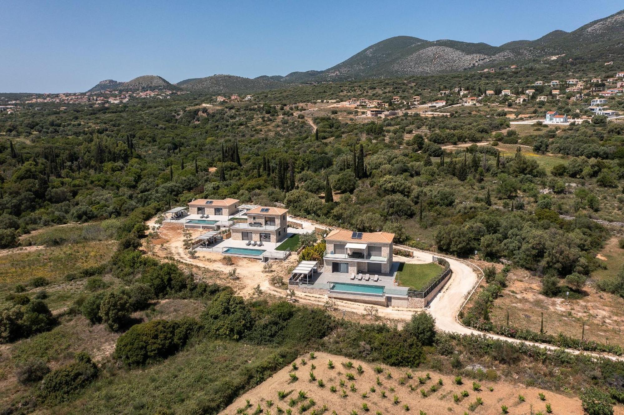 Kefalonia Stone Villas - Villa Petros Kefalonica 트라페자키 외부 사진